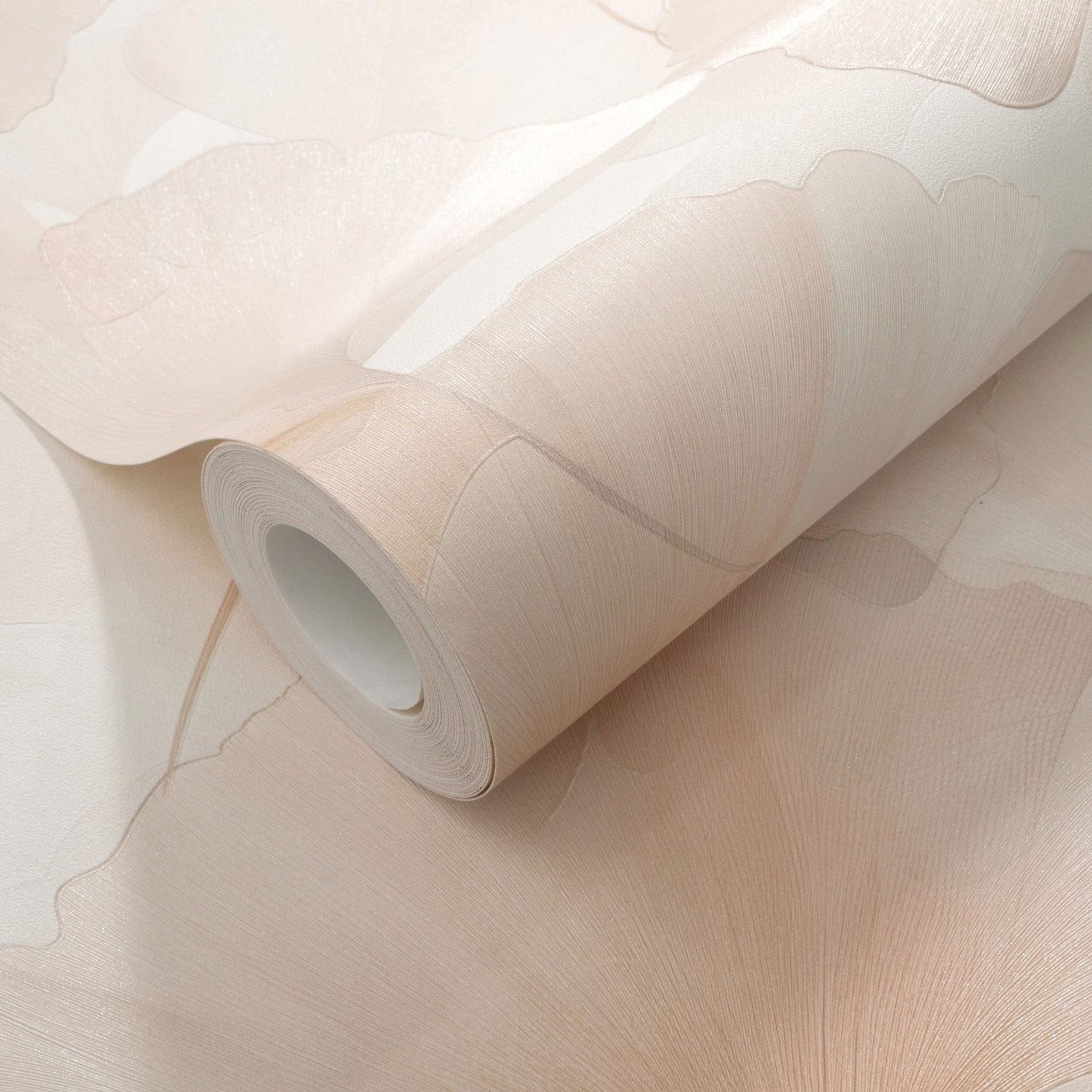 Erismann tapetes ar smalkām ginkgo lapām rozā krāsā 3774735