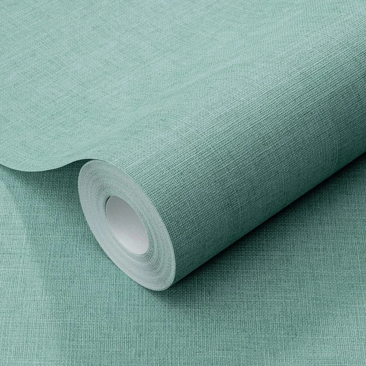 Tirkīza tapetes ar auduma rakstu – izteiksmīgs sienu akcents modernam interjeram  