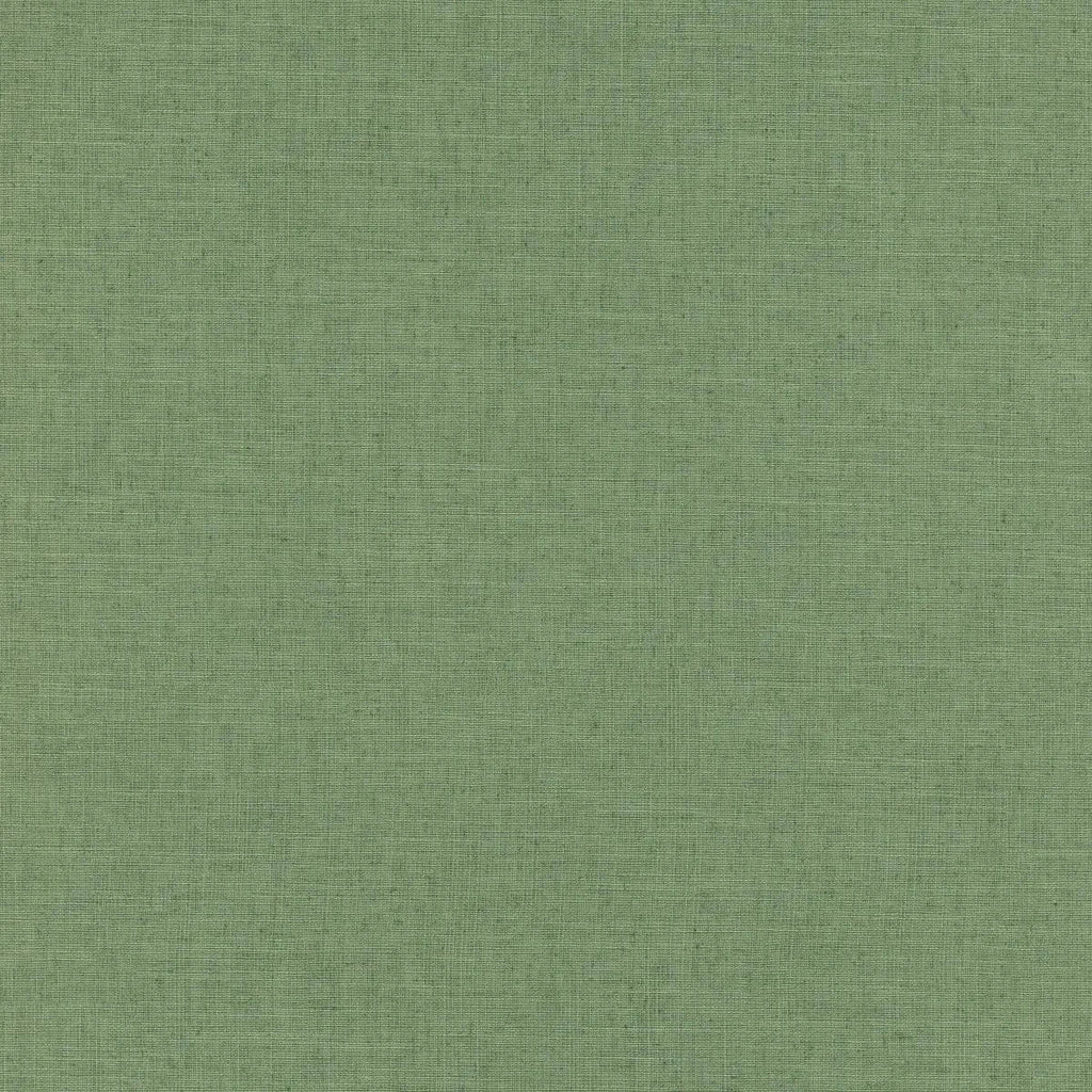 Zaļas matētas tapetes ar auduma rakstu – dabas iedvesmots interjera akcents  