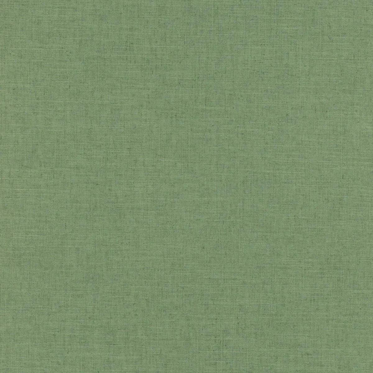 Zaļas matētas tapetes ar auduma rakstu – dabas iedvesmots interjera akcents  