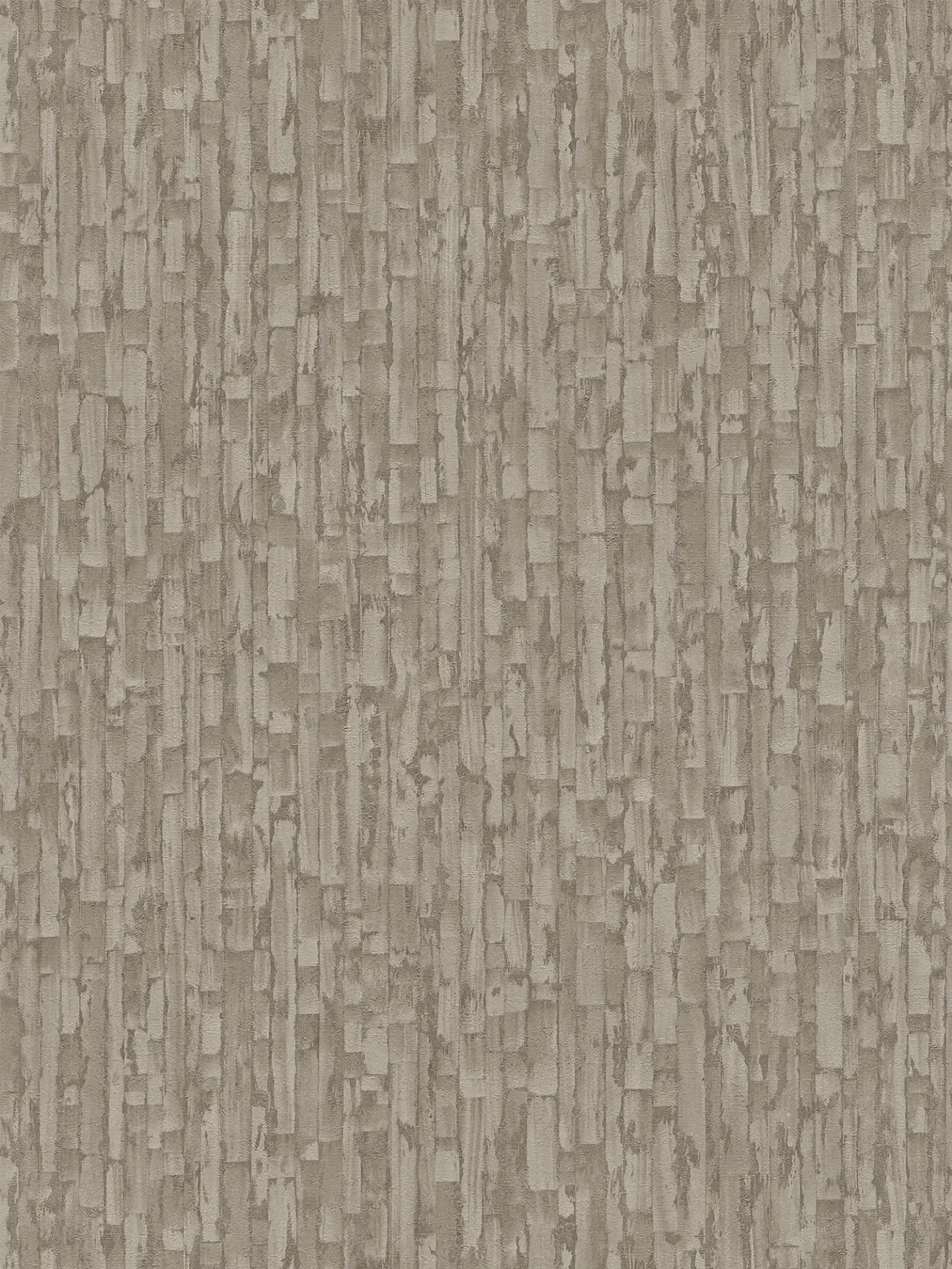 Tapetes ar taupe un pelēku toņu smalku tekstūru - guļamistabas interjerā