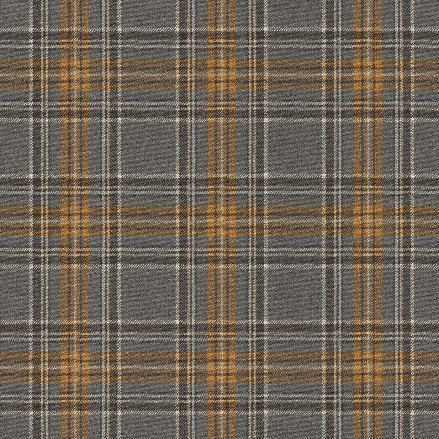 Tapetes ar tartāna rakstu, melnā, pelēkā un brūnā krāsā, RASCH, 537451, Curiosity