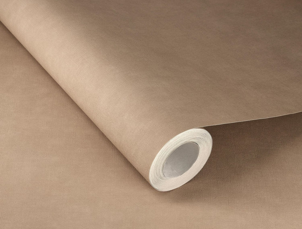 Tekstila tekstūras tapetes, tumši brūnā krāsā, RASCH, 330045, Paraiso