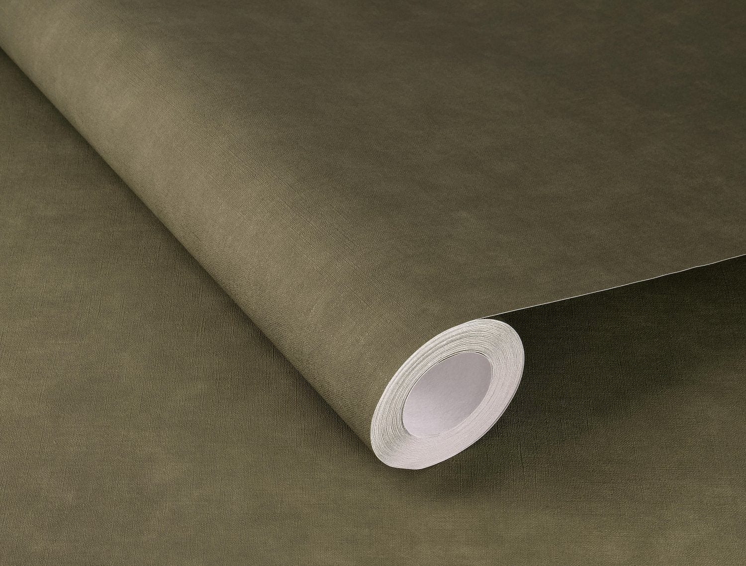 Tekstila tekstūras tapetes, olīvzaļā krāsā, RASCH, 330120, Paraiso