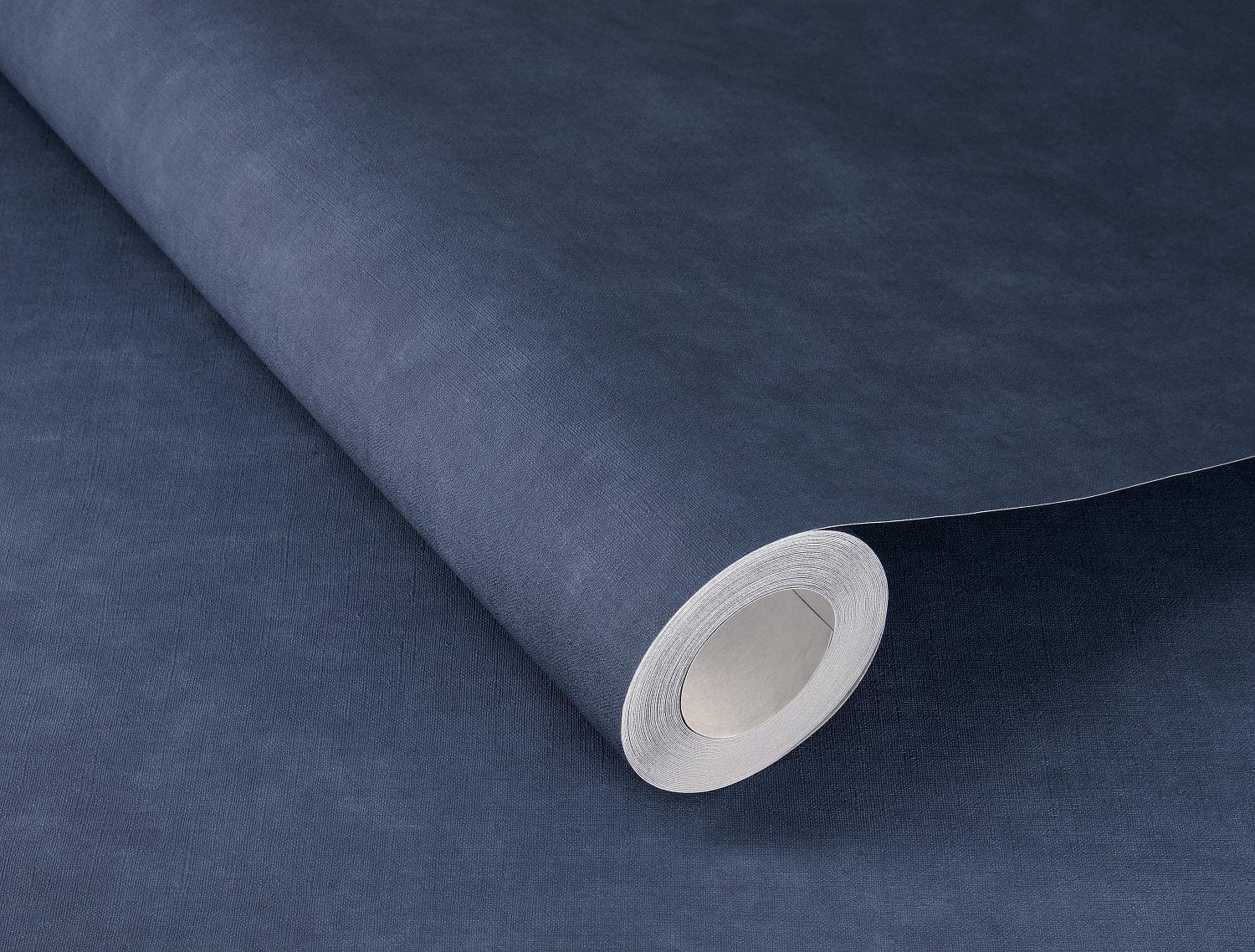 Tekstila tekstūras tapetes, tumši zilā krāsā, RASCH, 330106, Paraiso