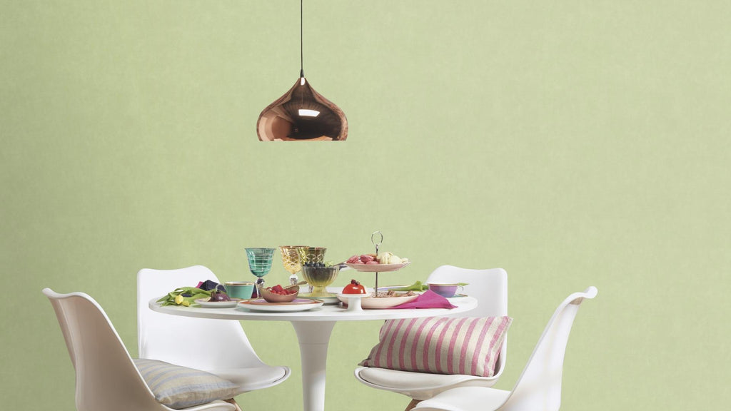 Tekstila tekstūras tapetes, zaļā krāsā, RASCH, 330052, Paraiso