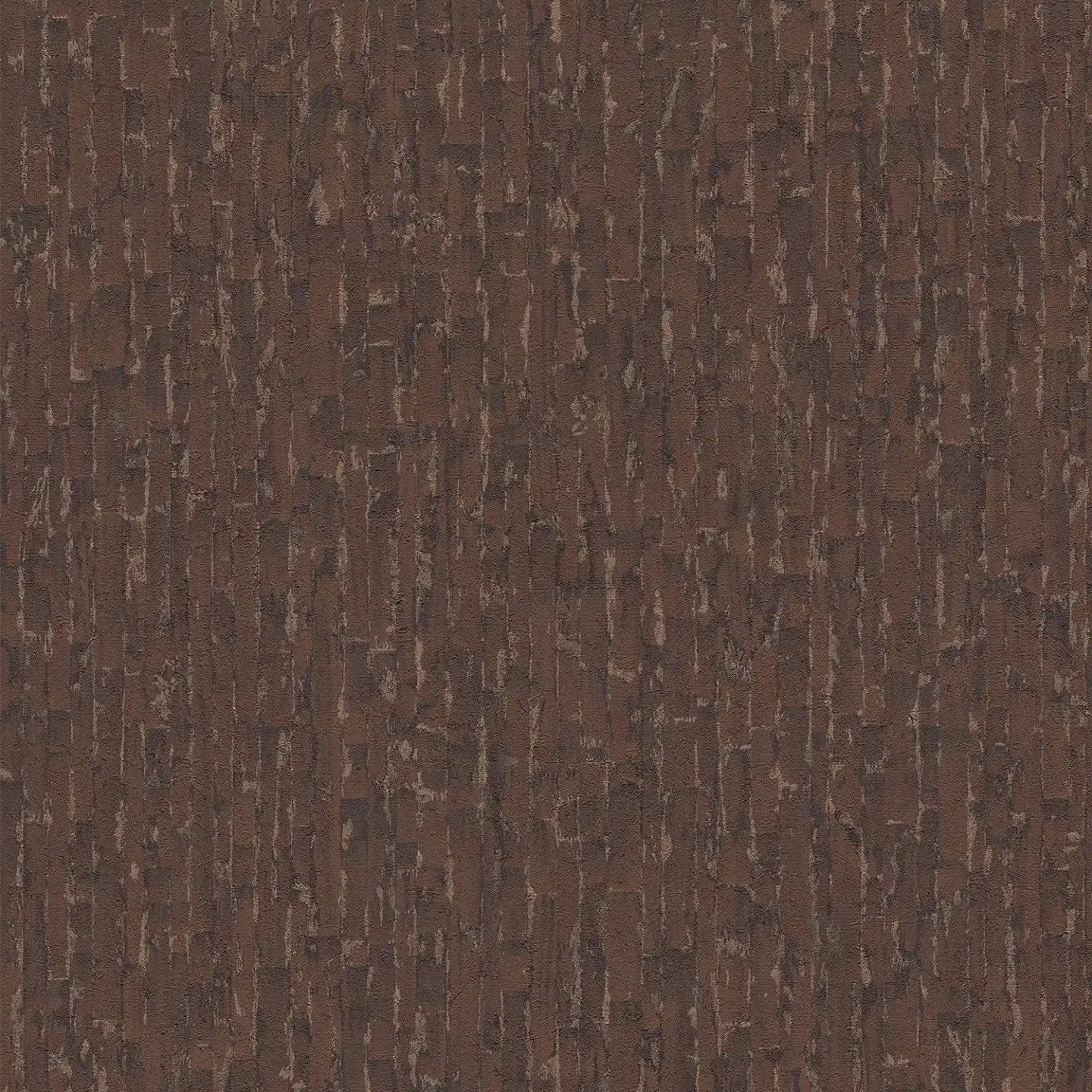 Bronzīgi brūnas tapetes ar smalku tekstilu atgādinošu izskatu - guļamistabas interjerā