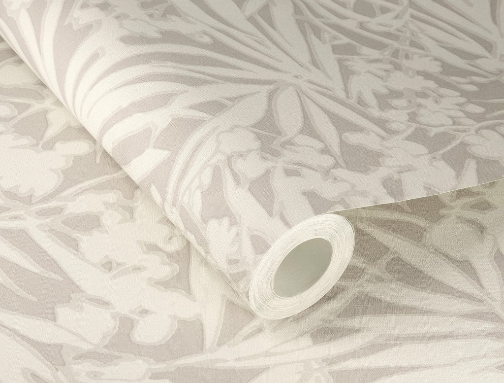 Tropisko lapu tapetes uz tekstila faktūras, RASCH, 330304, Paraiso