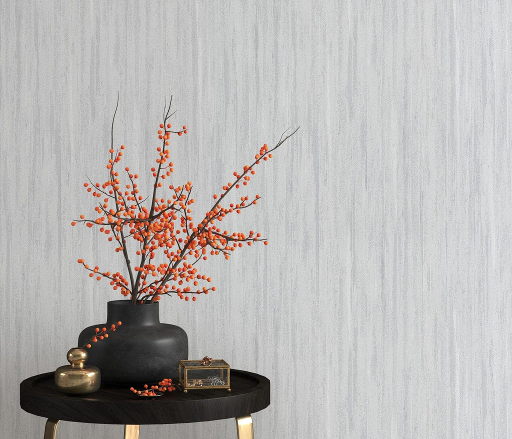 Platīna pelēkas matētas tapetes modernam un greznam interjeram, 3740047, galerija 2