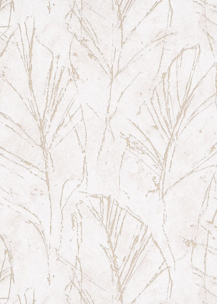 Krēmkrāsas dabas motīva tapetes maigam un nomierinošam interjeram, 3737646, showroom 1