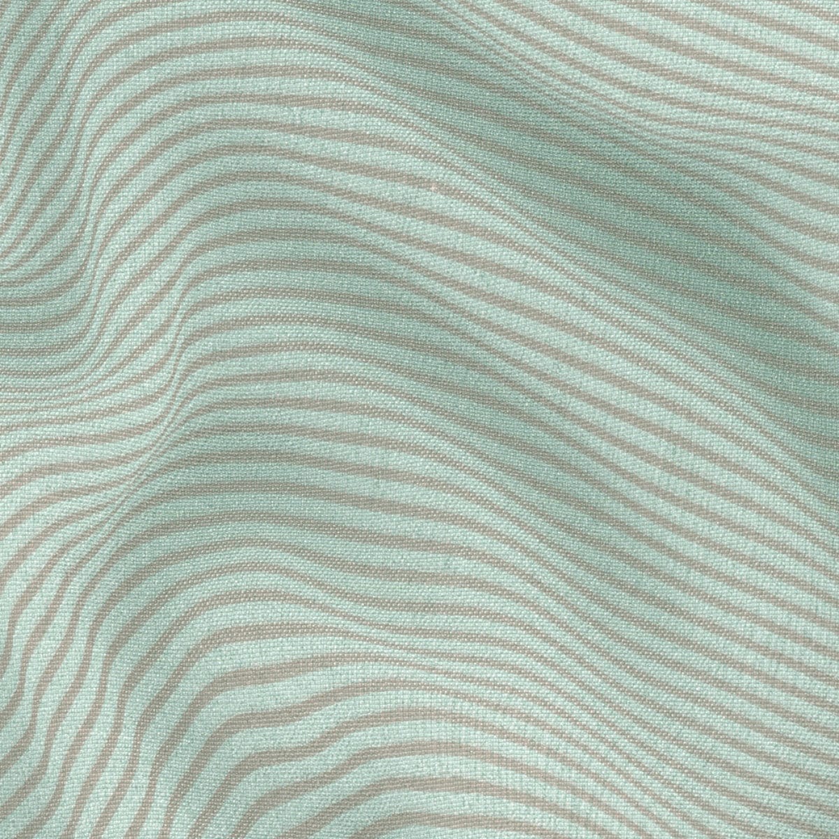 Tirkīza krāsas tapetes ar spīdīgu 3D efektu un dekoratīviem viļņu rakstiem, 3707176, gaumīgs interjers 4