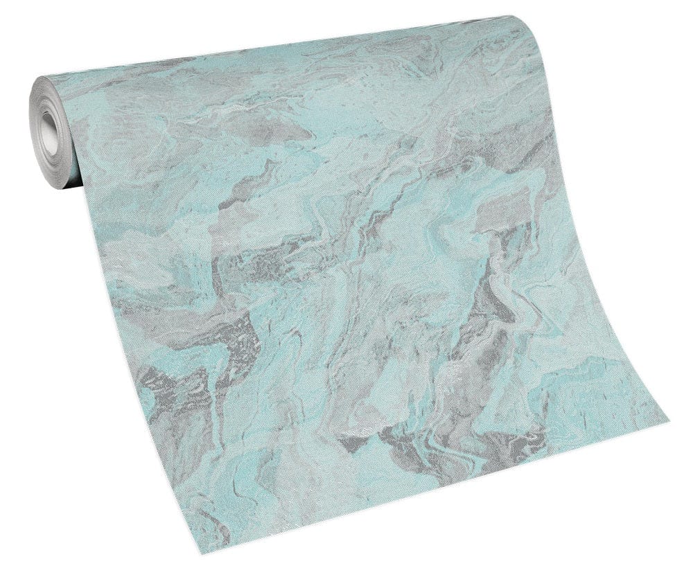 Tirkīza marmora raksta tapetes svaigumam un izteiksmīgai sienu apdarei, 3737212, galerija 5