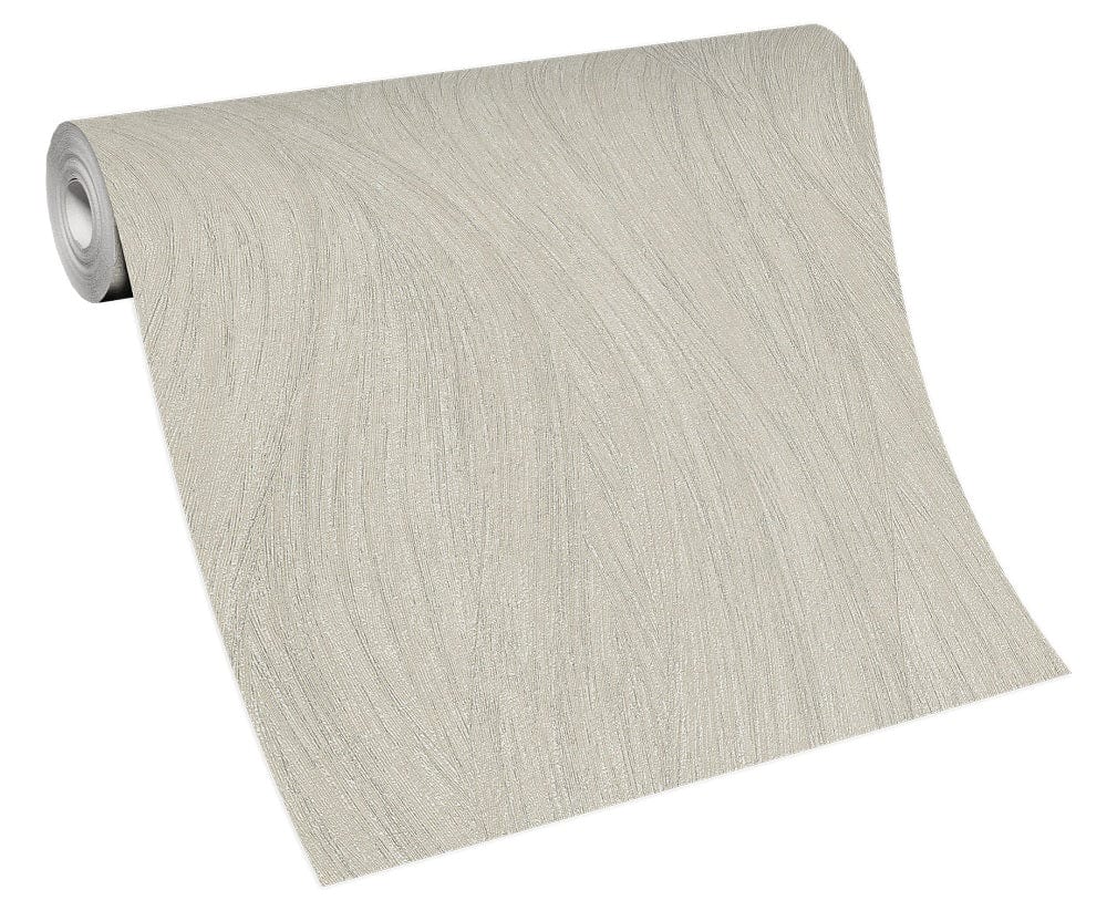 Bēšas viļņveida tapetes ar maigu, neitrālu toni mūsdienīgam interjeram, 3737026, galerija 5