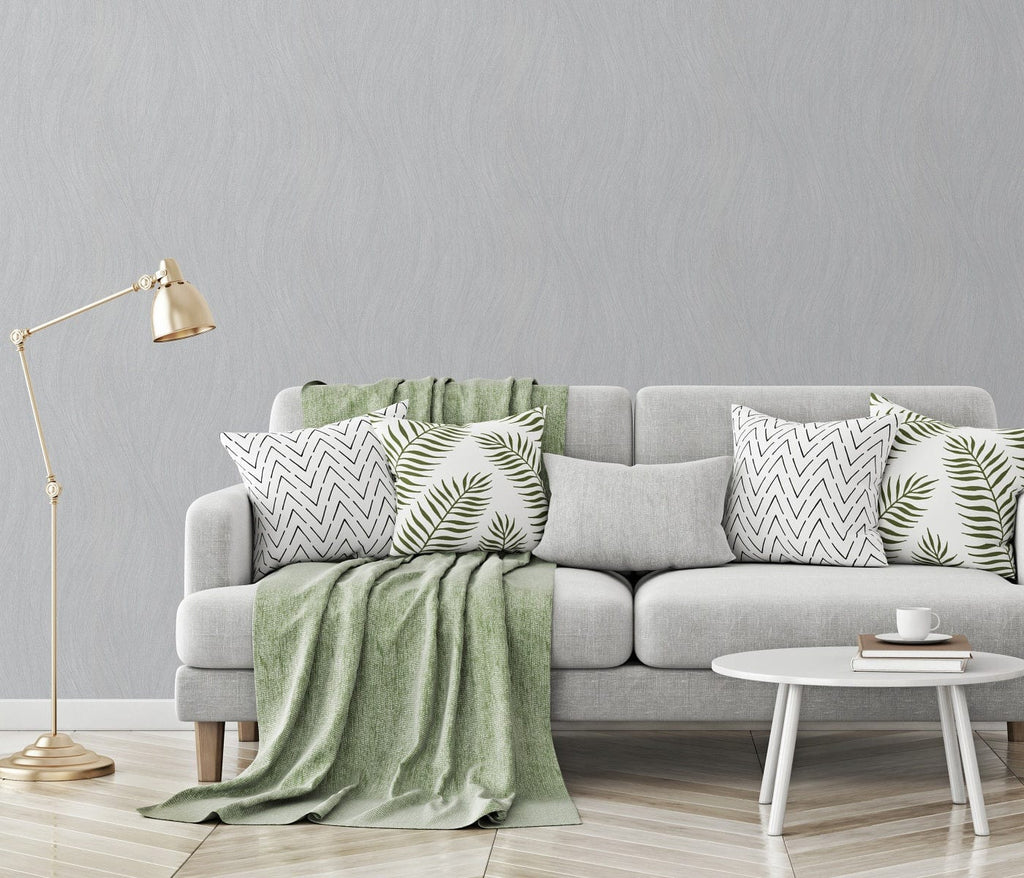 Pelēkas viļņveida tapetes modernam un stilīgam interjeram, 3737063, galerija 3
