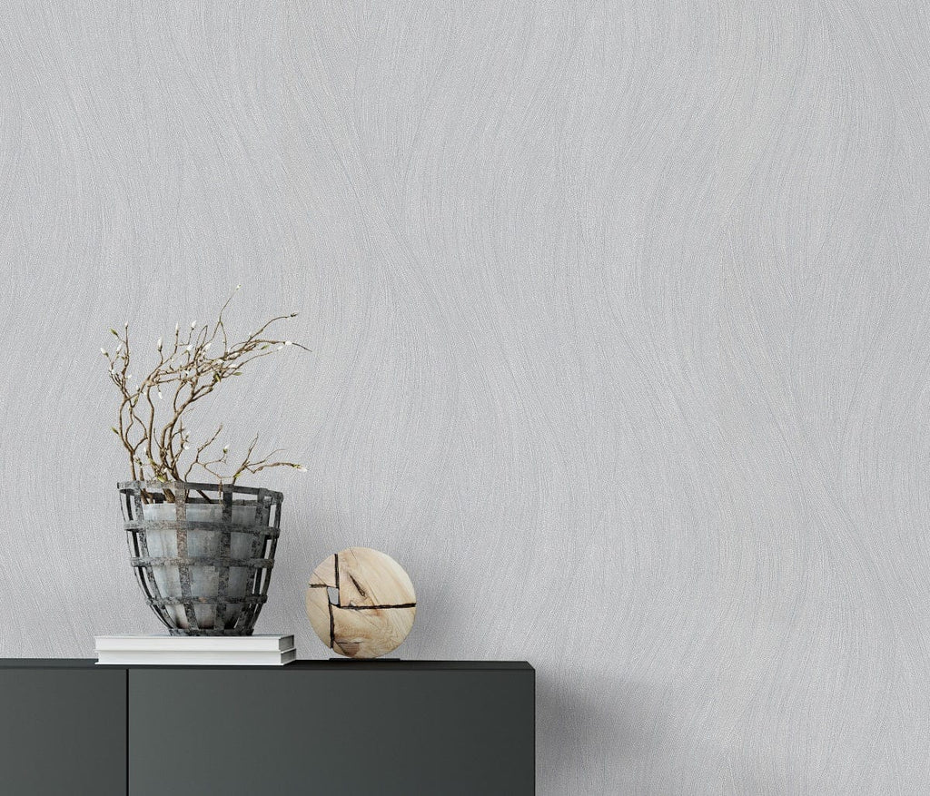 Pelēkas viļņveida tapetes modernam un stilīgam interjeram, 3737063, galerija 4