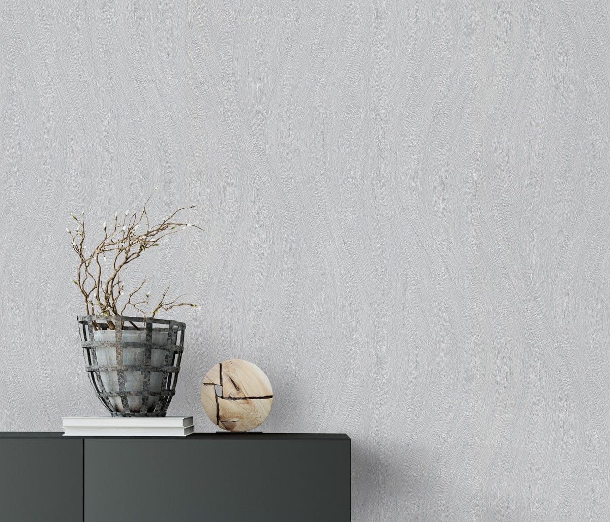 Pelēkas viļņveida tapetes modernam un stilīgam interjeram, 3737063, galerija 4