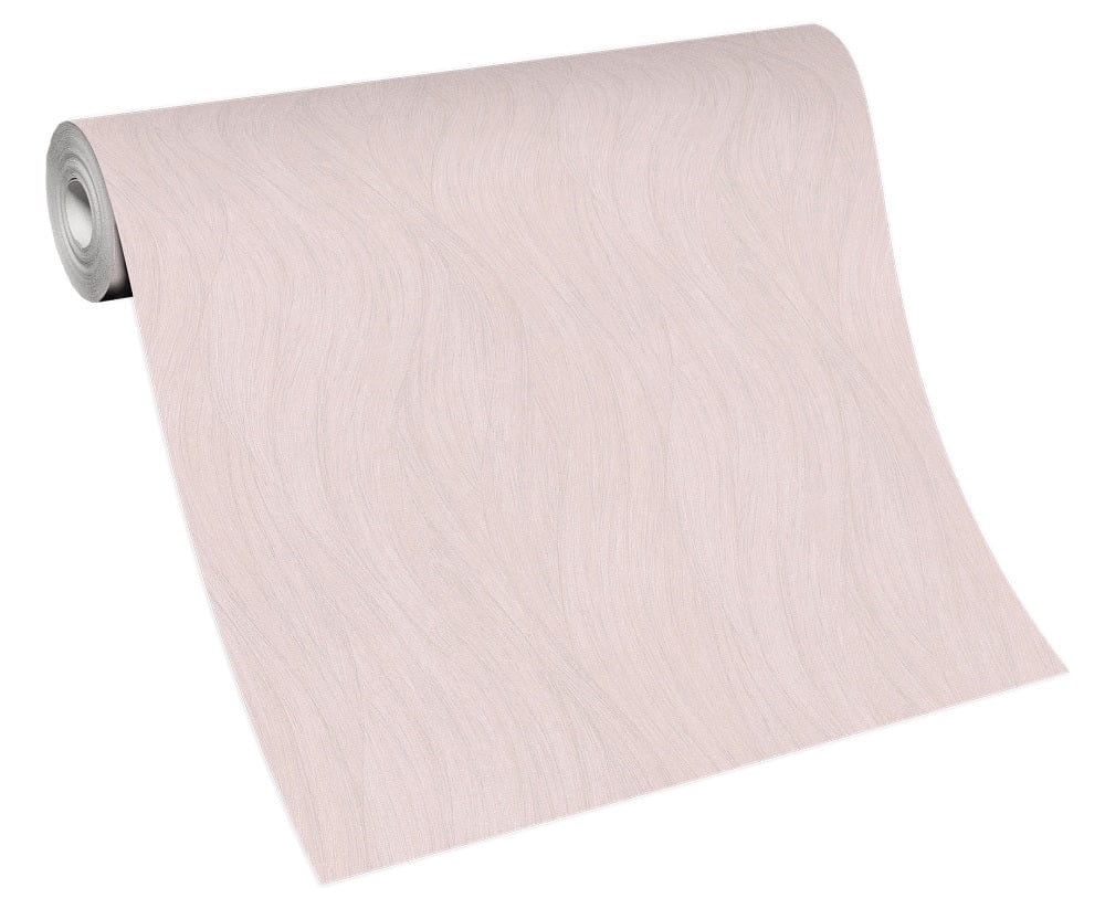 Rozā viļņveida tapetes romantiskai un modernai sienu apdarei, 3737031, galerija 4