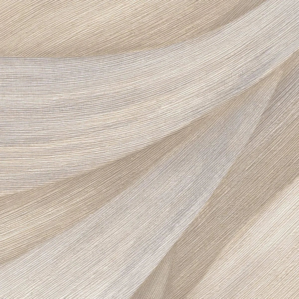 Taupe un bēšas viļņveida tapetes – stilīgs sienas dizains modernām telpām  