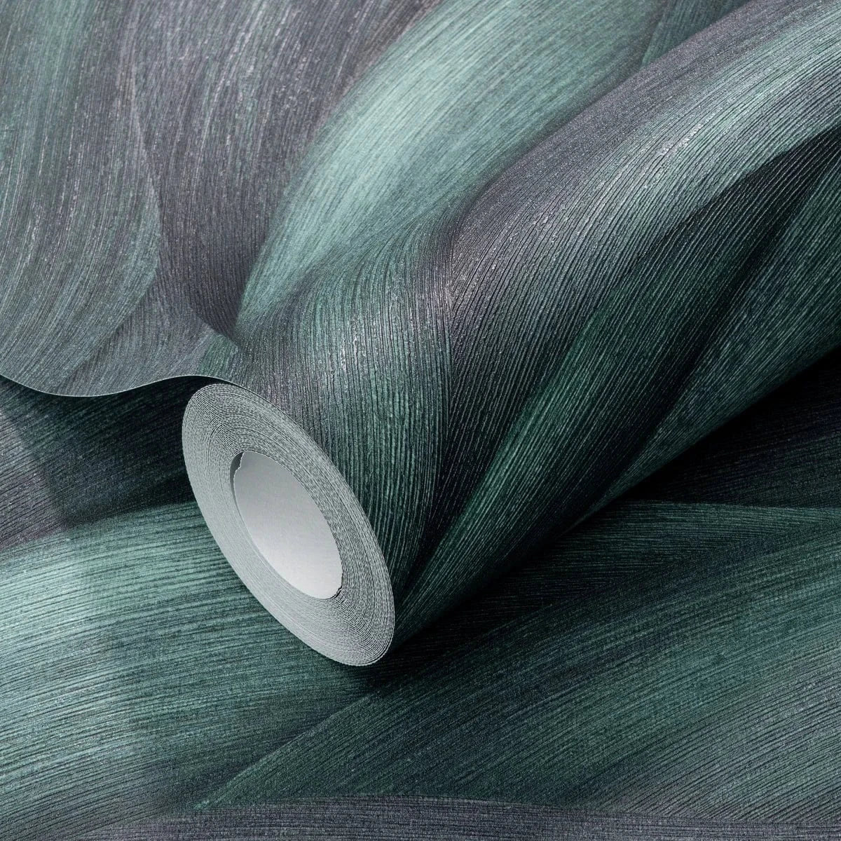 Zilās viļņveida tapetes elegantiem sienu akcentiem – iedvesma interjeram  