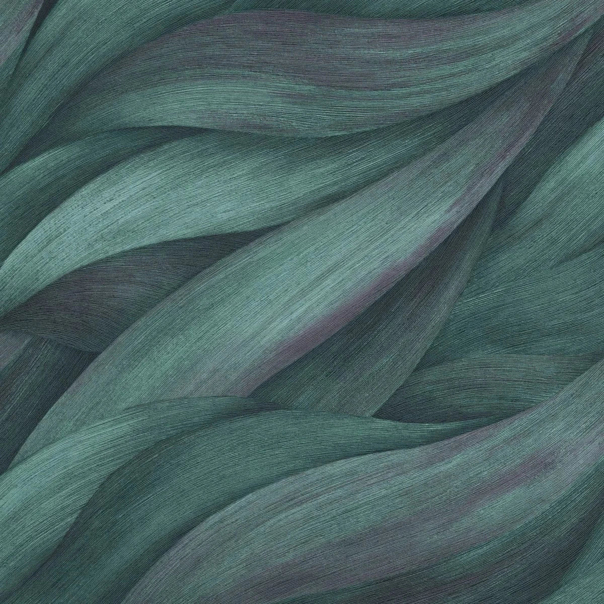 Zilās viļņveida tapetes elegantiem sienu akcentiem – iedvesma interjeram  