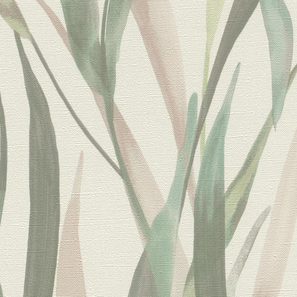 Tapetes ar dabisku rakstu, zaļos toņos, RASCH, 330212, Paraiso
