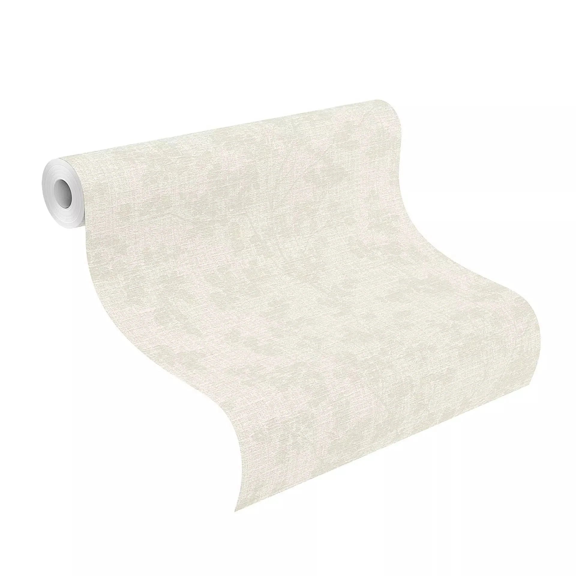 Baltas tapetes RASCH ar tekstila virsmu un smalkiem zariņiem, maigs spīdums, 653854, Welcome home