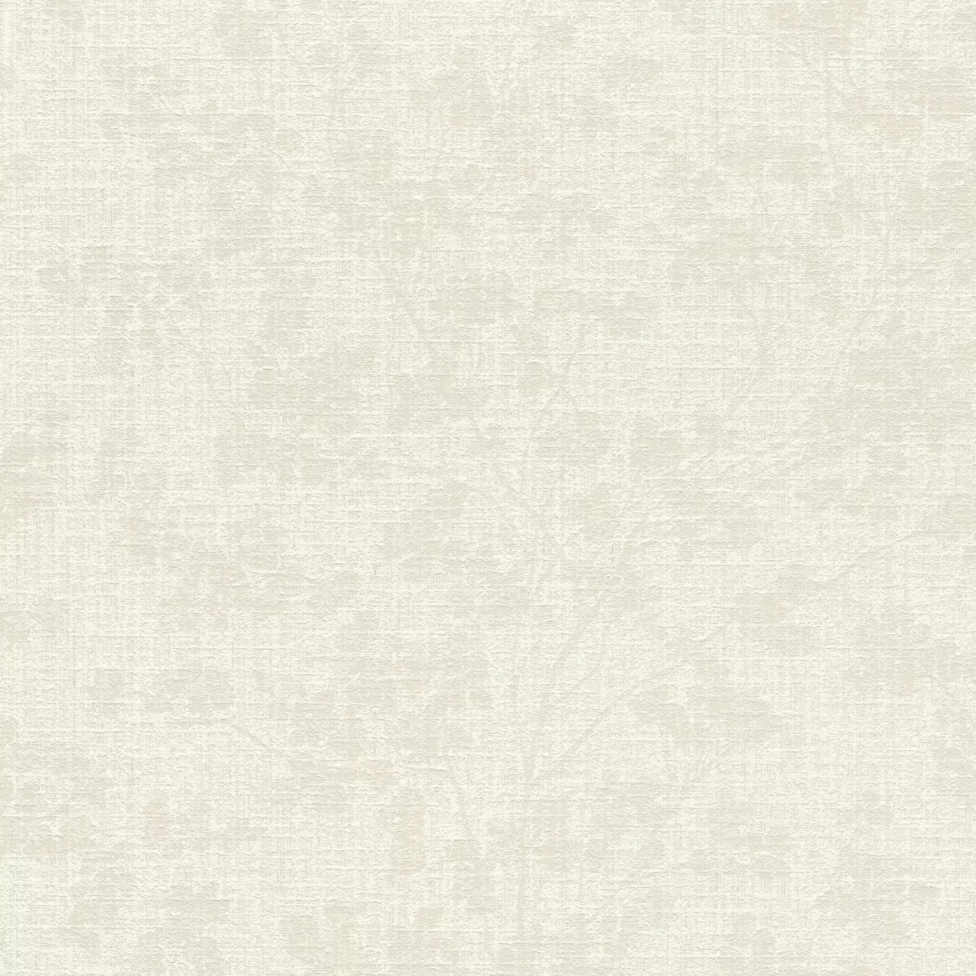 Baltas tapetes RASCH ar tekstila virsmu un smalkiem zariņiem, maigs spīdums, 653854, Welcome home