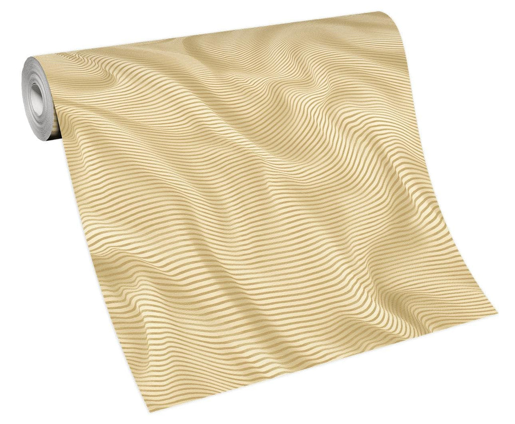 Spīdīgas tapetes ar zelta viļņiem un 3D efektu luksusa telpu noformējumam, 3707156, kabinetām - interjers 5