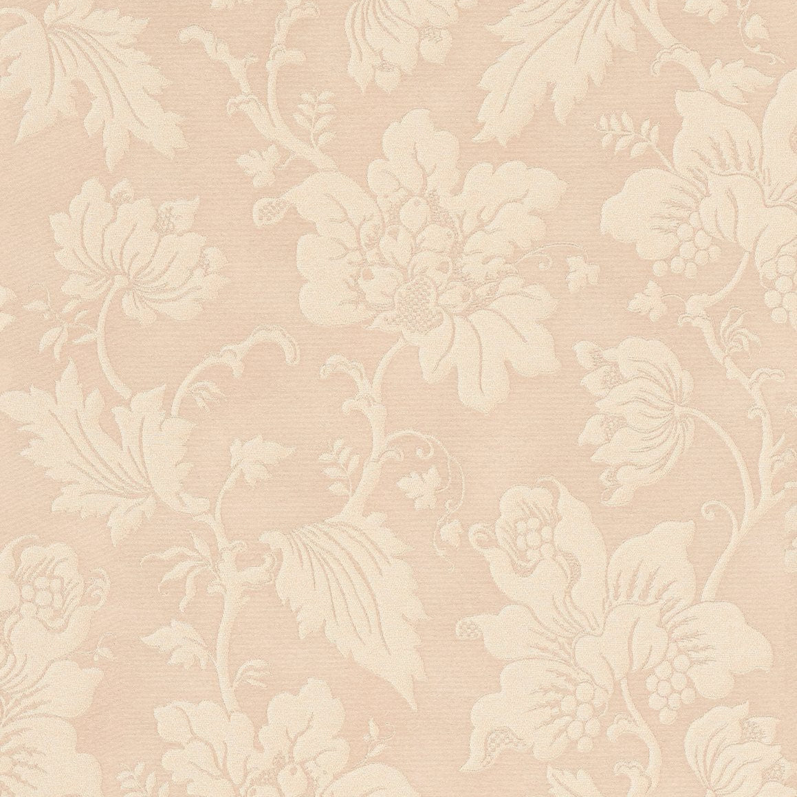Klasiska ziedu ornamenta tapetes, rozā krāsā, RASCH, 570465, Trianon XIII