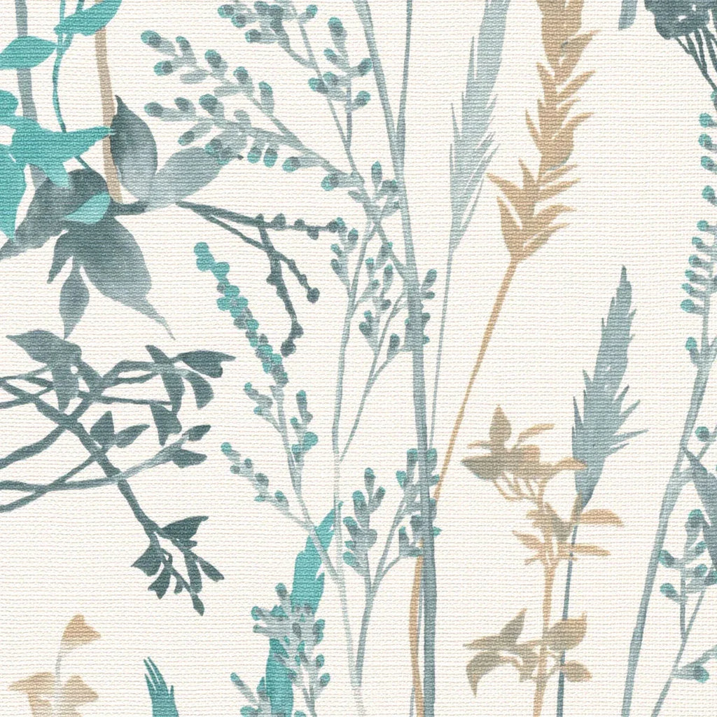 Baltas fona tapetes ar lapu motīvu – lauku stils mierīgai videi  