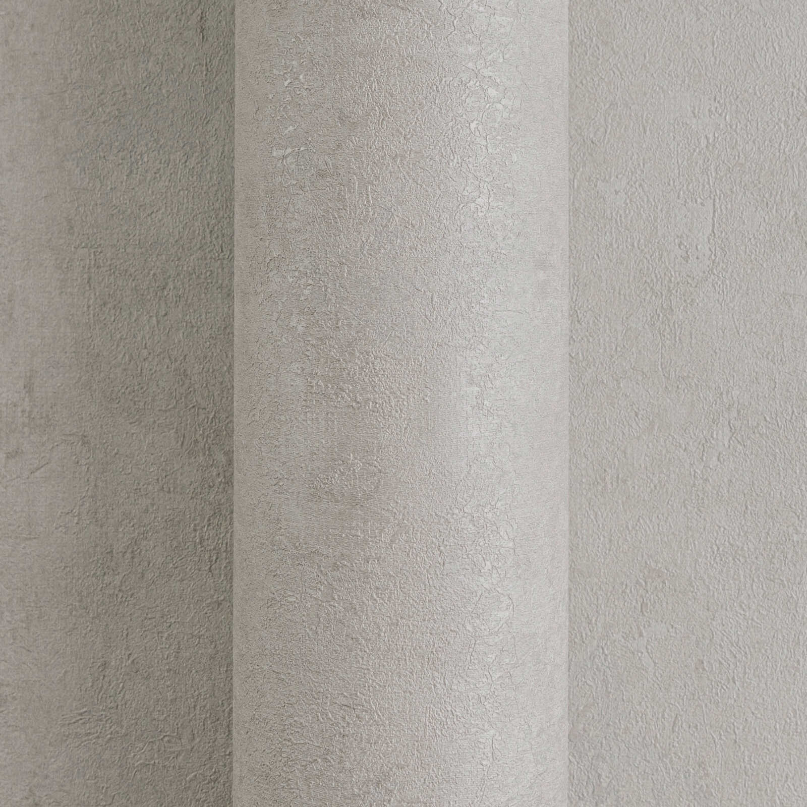 Vintage pelēkas tapetes ar elegantu satīna spīdumu - vizualizācija interjerā