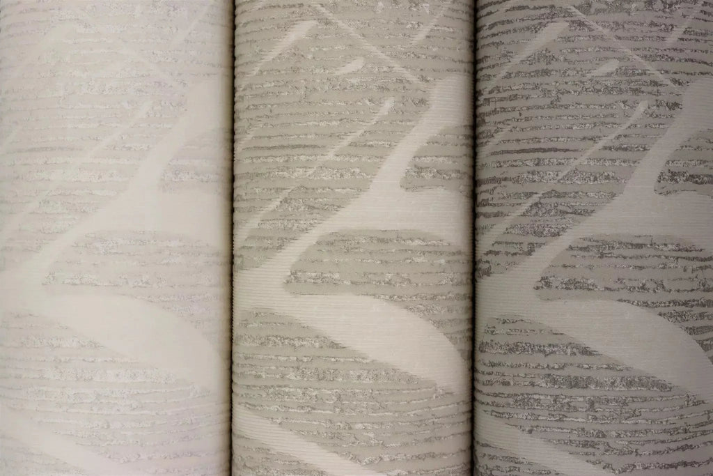 Flizelīna tapetes RASCH bēšā krāsā ar eksotiskām lapām, 653106, Welcome home