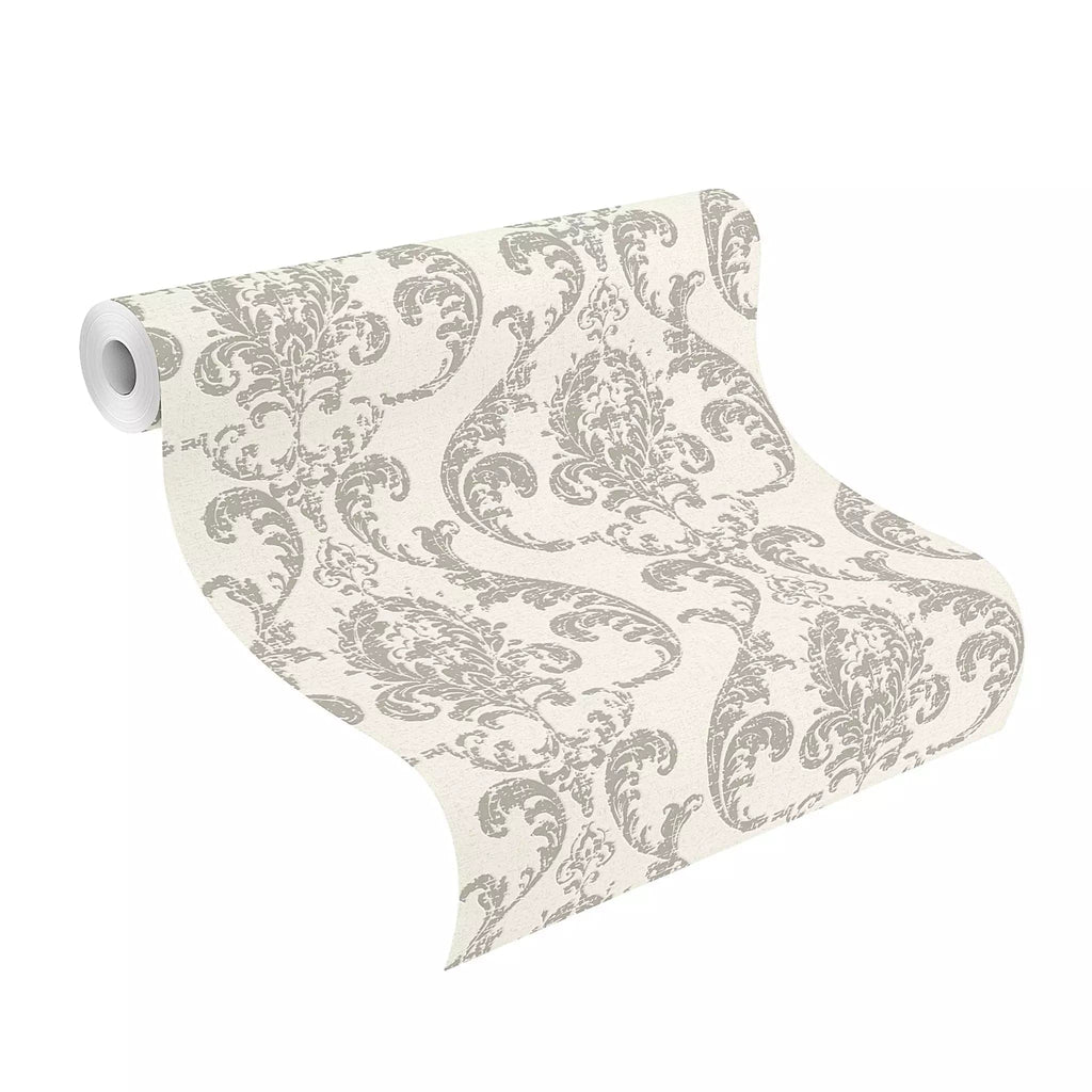 Tapetes RASCH ar elegantu ornamentu, siltos toņos, 315622, Color Your Life