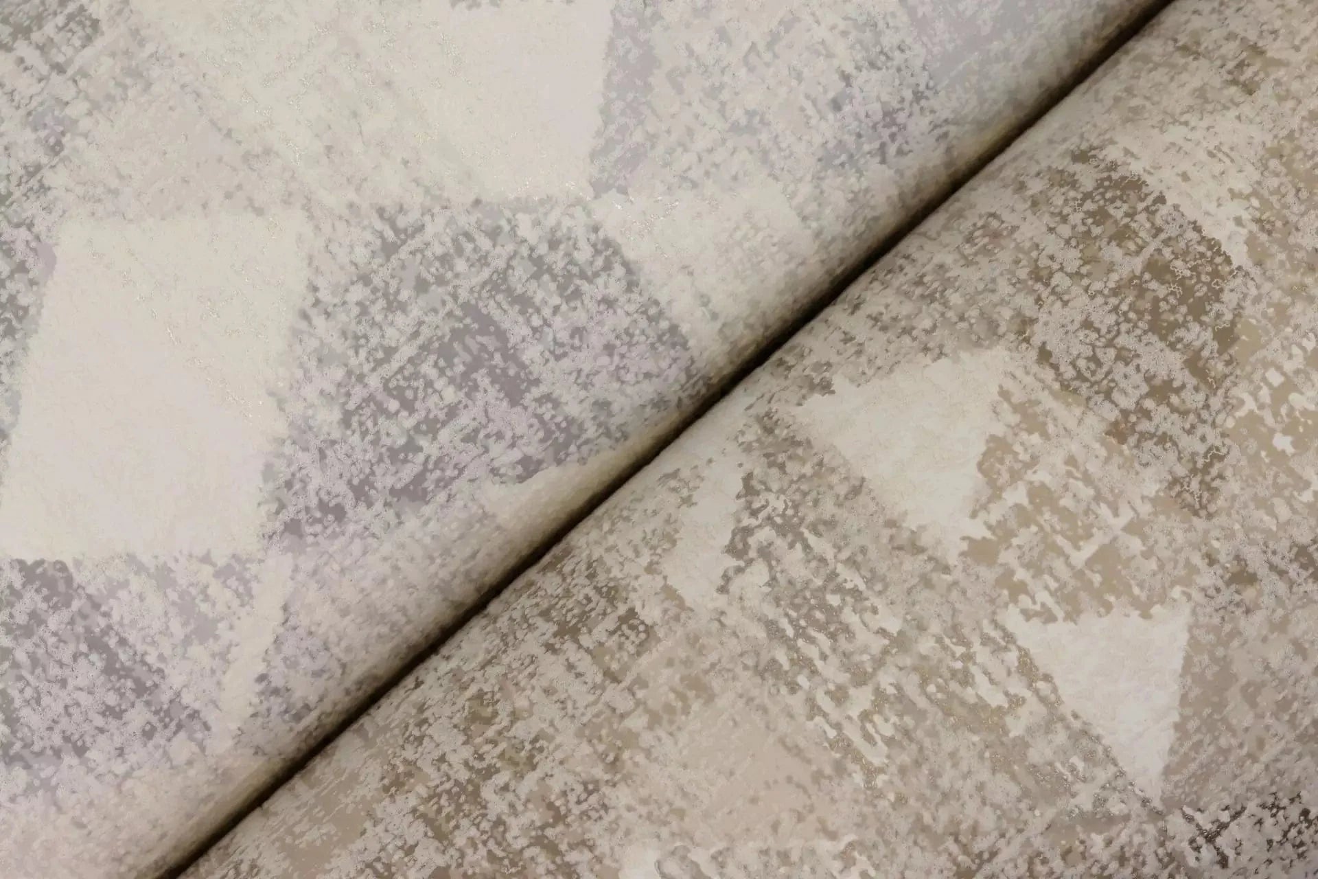 Tapetes ar ģeometrisku rakstu, RASCH, bēšas, 654226, Welcome home