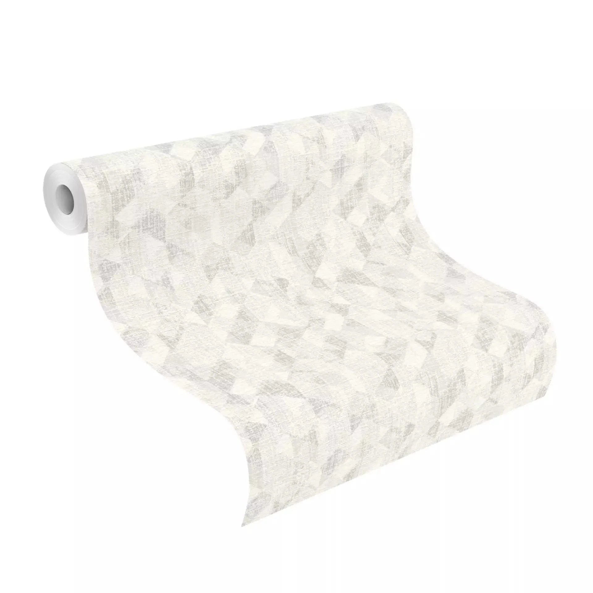 Tapetes ar ģeometrisku rakstu, RASCH, pelēkas, 654219, Welcome home