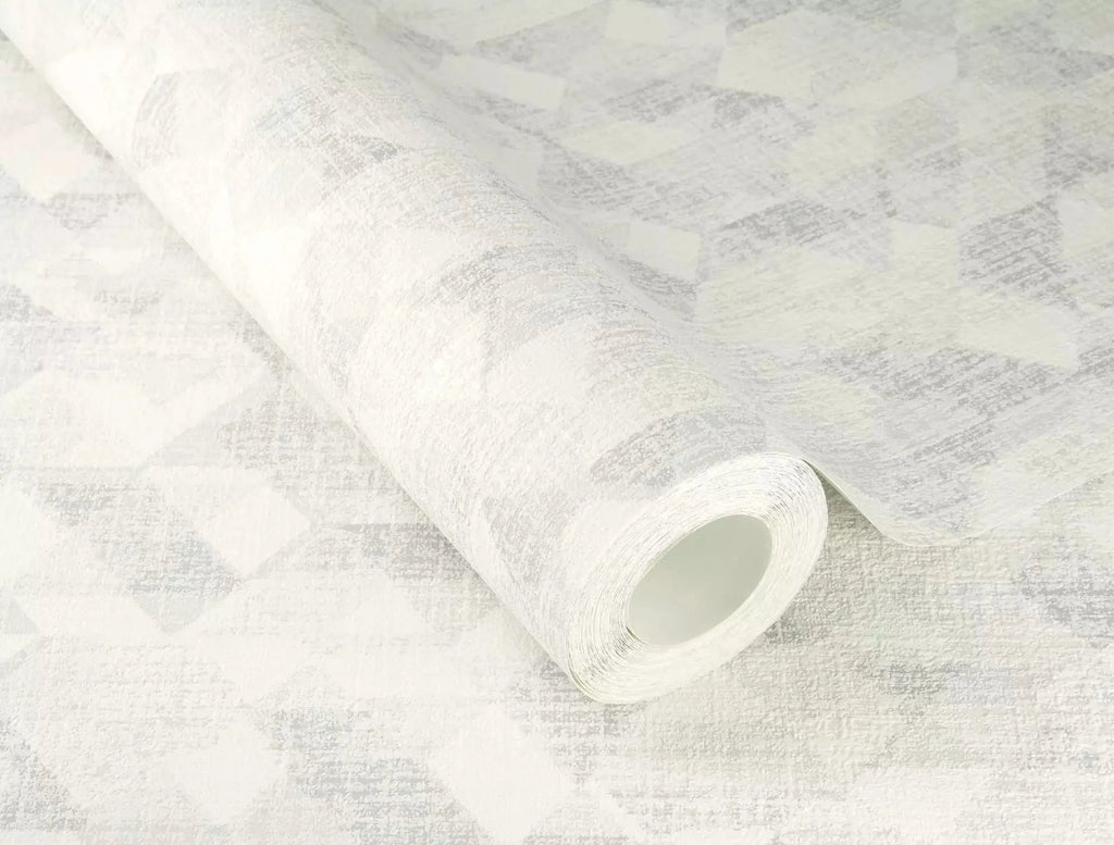 Tapetes ar ģeometrisku rakstu, RASCH, pelēkas, 654219, Welcome home