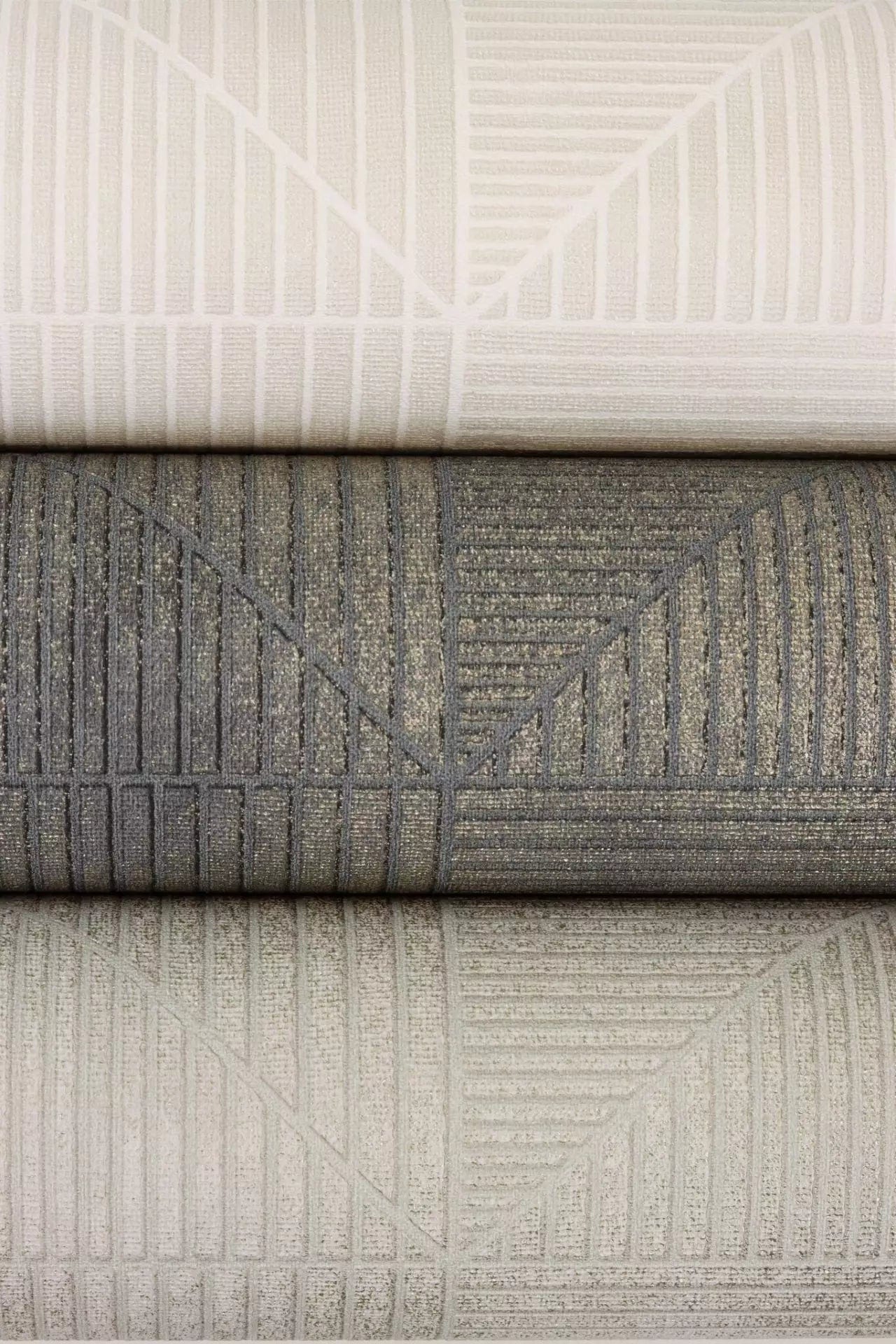 Tapetes ar ģeometrisku rakstu, RASCH, maigs spīdums, 653915, Welcome home