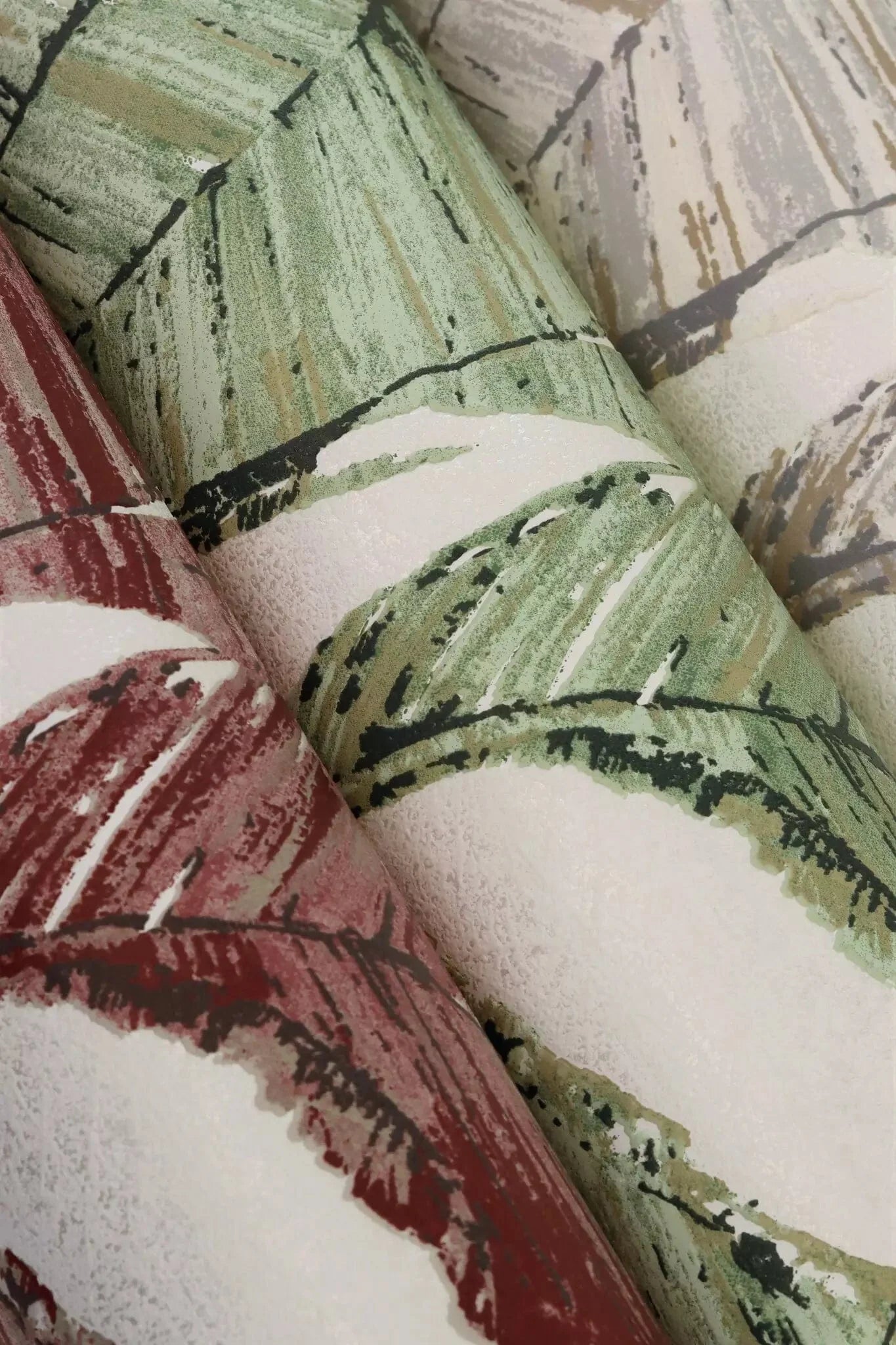 Flizelīna tapetes RASCH ar lapām, 653427, Welcome home