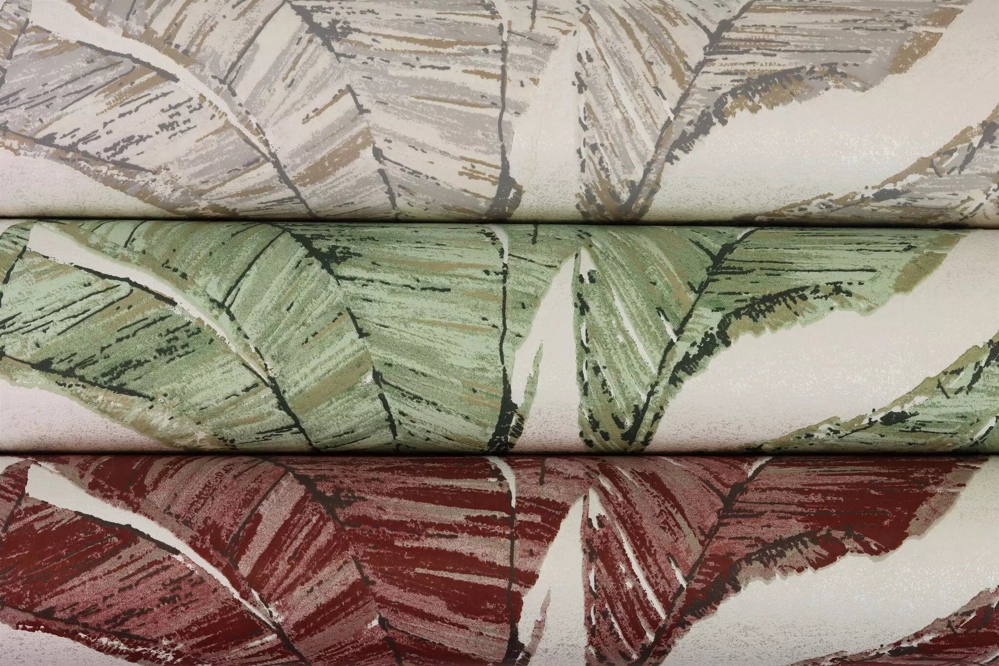 Flizelīna tapetes RASCH ar lapām, 653427, Welcome home