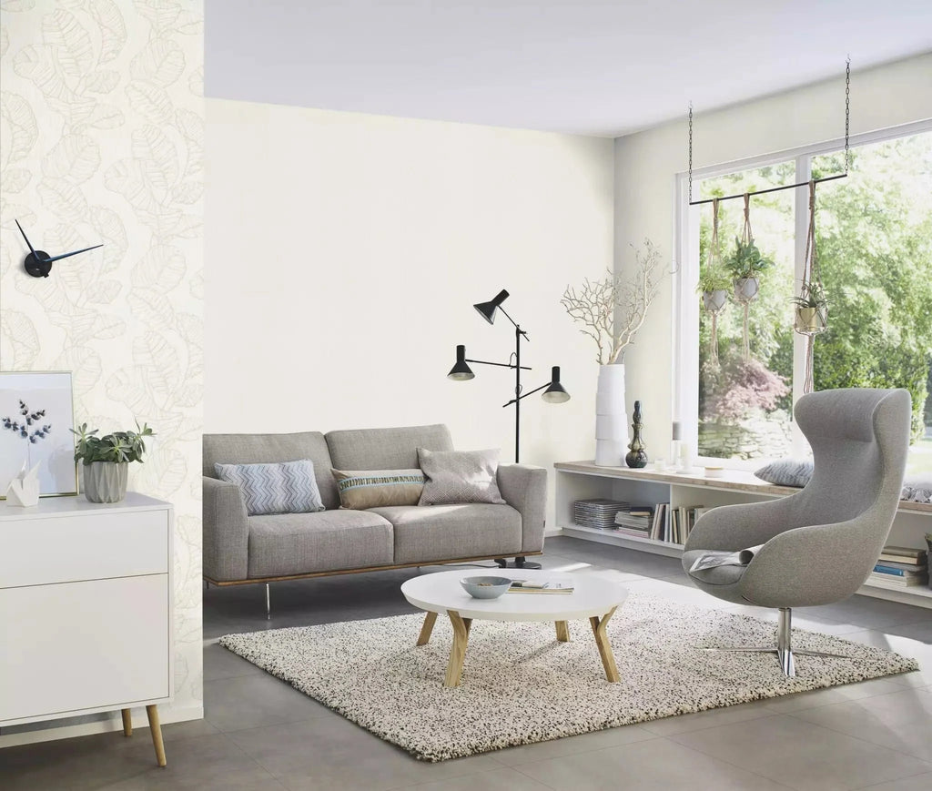 Tapetes RASCH -  lapas ar perlamutra kontūru, 822601, Color Your Life