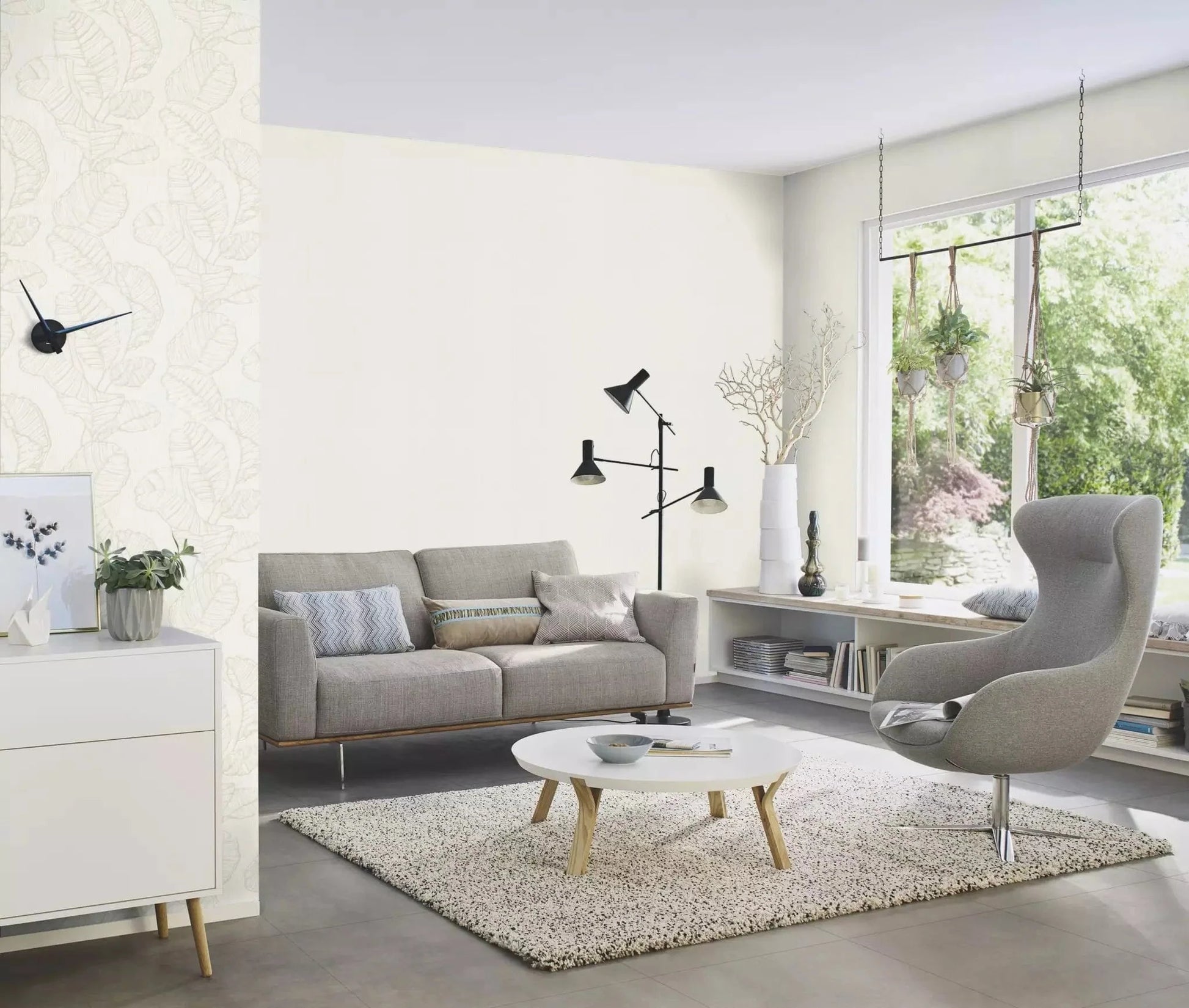 Tapetes RASCH -  lapas ar perlamutra kontūru, 822601, Color Your Life