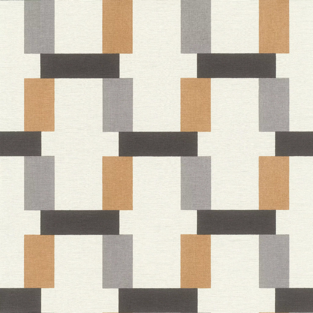 Tapetes RASCH ar retro grafisku rakstu ar brūna akcentu, 868814 RASCH