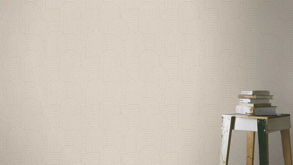 Retro tapetes RASCH bēšā krāsā, 634150, Color Your Life