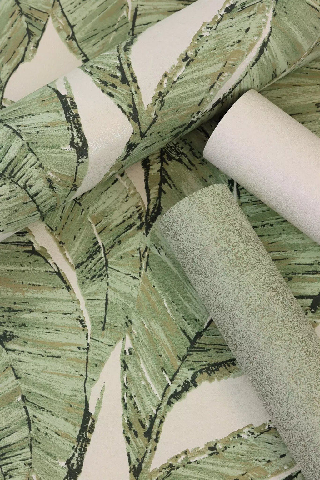 Flizelīna tapetes RASCH zaļā krāsā ar smalku tekstūru, 699821, Welcome home