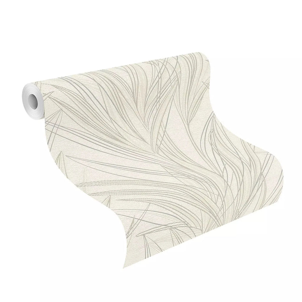 Tapetes gaišos toņos, RASCH, ar zāles rakstu, 654004, Welcome home