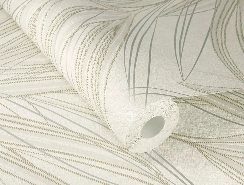 Tapetes gaišos toņos, RASCH, ar zāles rakstu, 654004, Welcome home