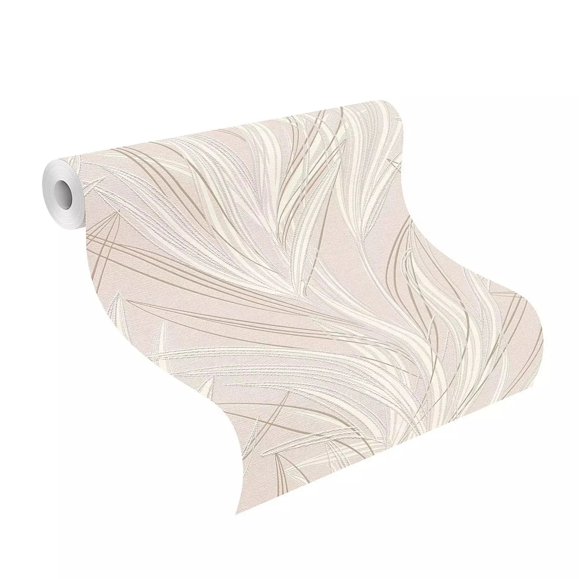 Tapetes rozā toņos, RASCH, ar zāles rakstu, 654028, Welcome home