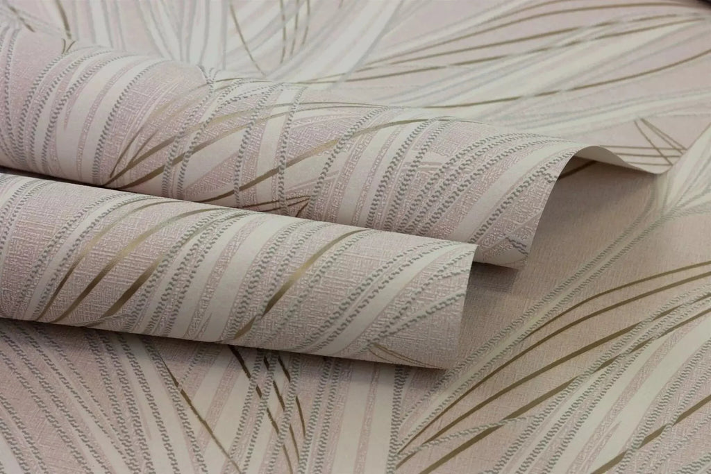 Tapetes rozā toņos, RASCH, ar zāles rakstu, 654028, Welcome home