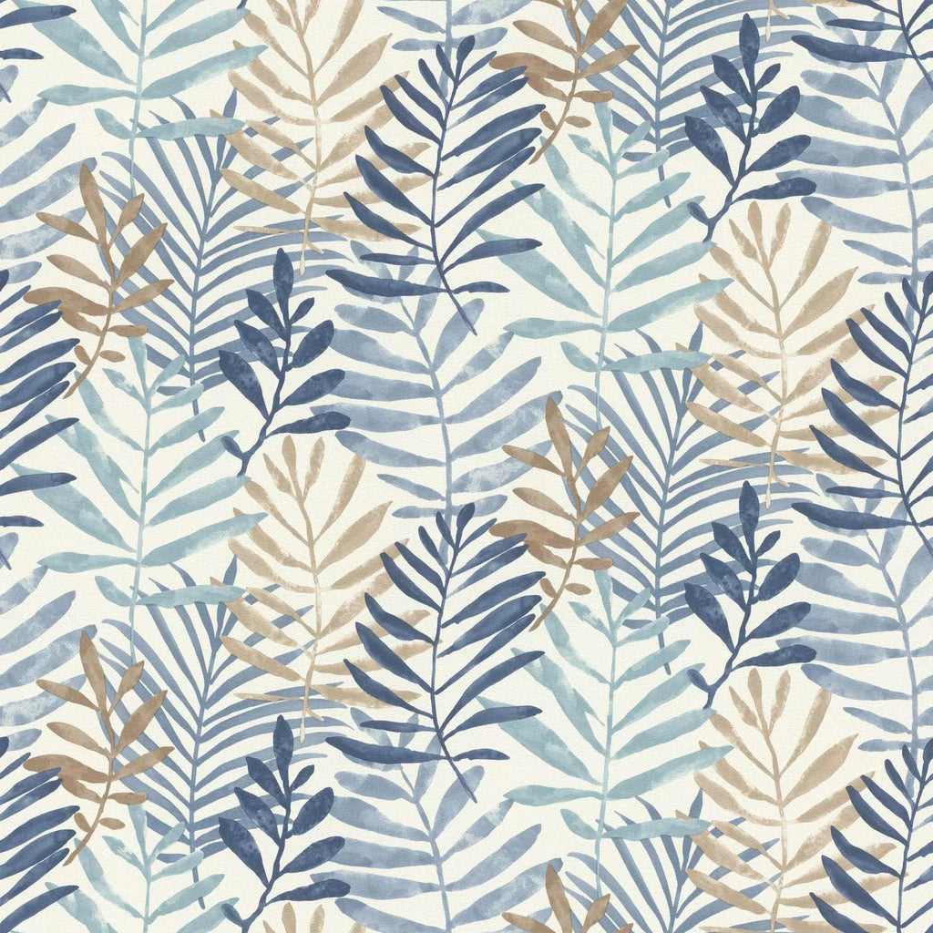 Tapetes RASCH dabiskai atmosfērai zilos toņos, 865349 RASCH