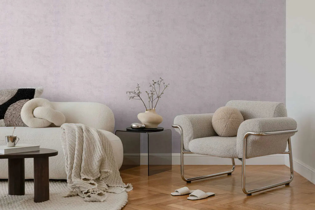 Violetas vienkrāsainas tapetes ar elegantu matētu faktūru | 3011757